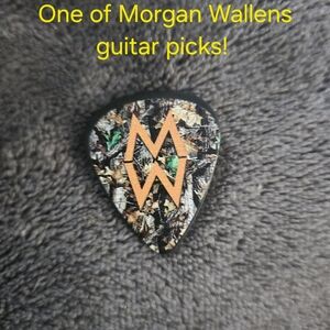 Morgan Wallens personal guitar pick from his Dallas concert